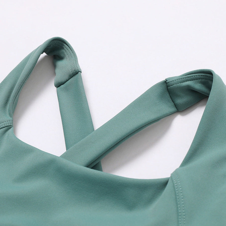 Summer X-Line Comfy Crop Top - Teal