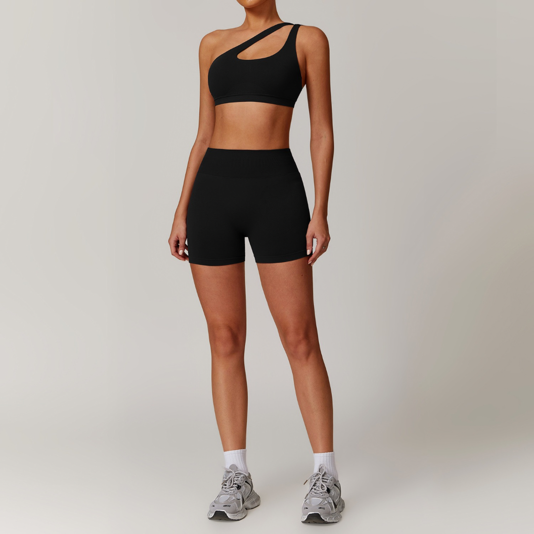 ATHENA Seamless Short Set - Black