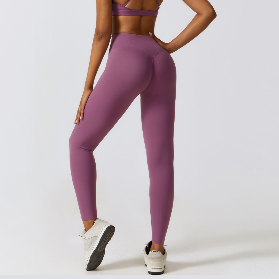 Cloud Soft Fast Dry Legging - Purple Grapes