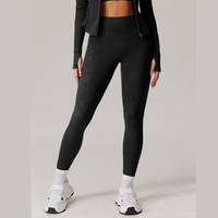 Elysian Glow Metallic Sculpt Legging - Black