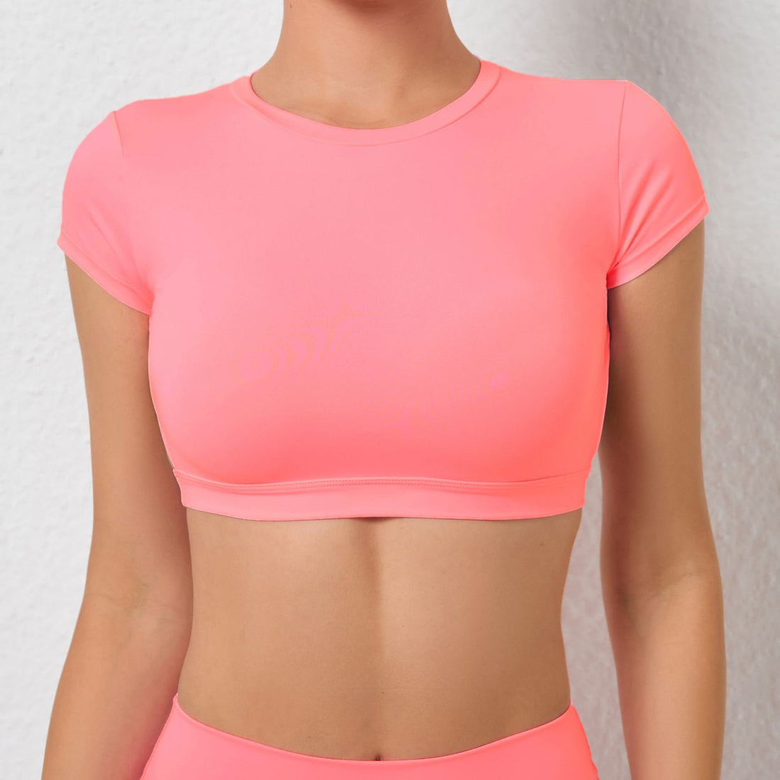 JESS Backless Stylish Crop Top - Peach