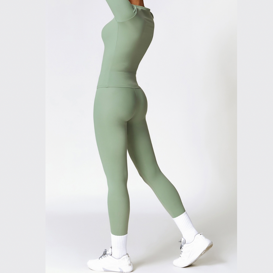 CHRISTIA Winter Long Sleeve Legging Set - Green