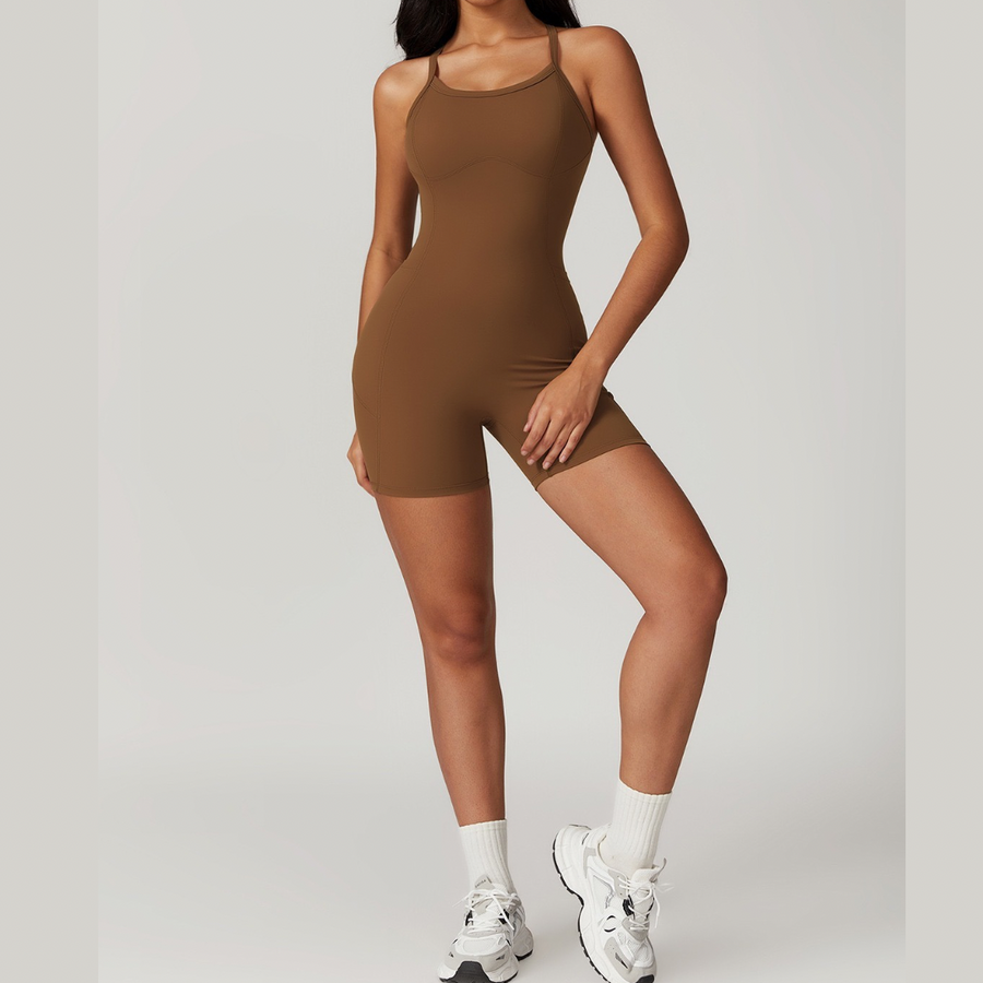 BETA Premium Quality Adjustable Romper - Brown