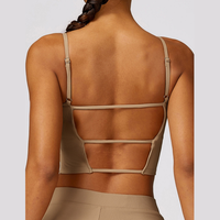 Premium Ribbed Elegant and Stylish Crop Top - Ice Latte