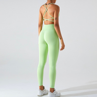 Comfy Crop Top Stylish Legging Set - Green