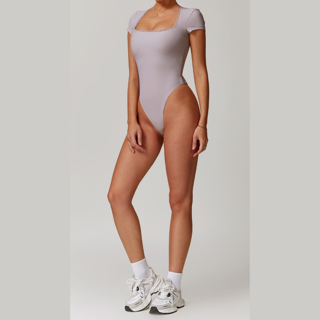 BONI Stylish Elegant Bodysuit - Beige