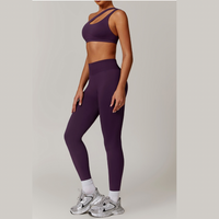 ATHENA Seamless Stylish Legging Set - Purple