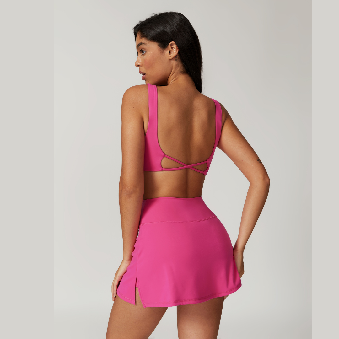 CAMILA Sexy Style Summer Short Set - Magenta