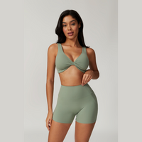 CAMILA Sexy Style Summer Short Set - Sage Green