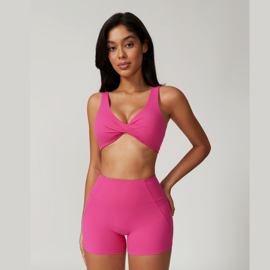 CAMILA Sexy Style Summer Short Set - Magenta