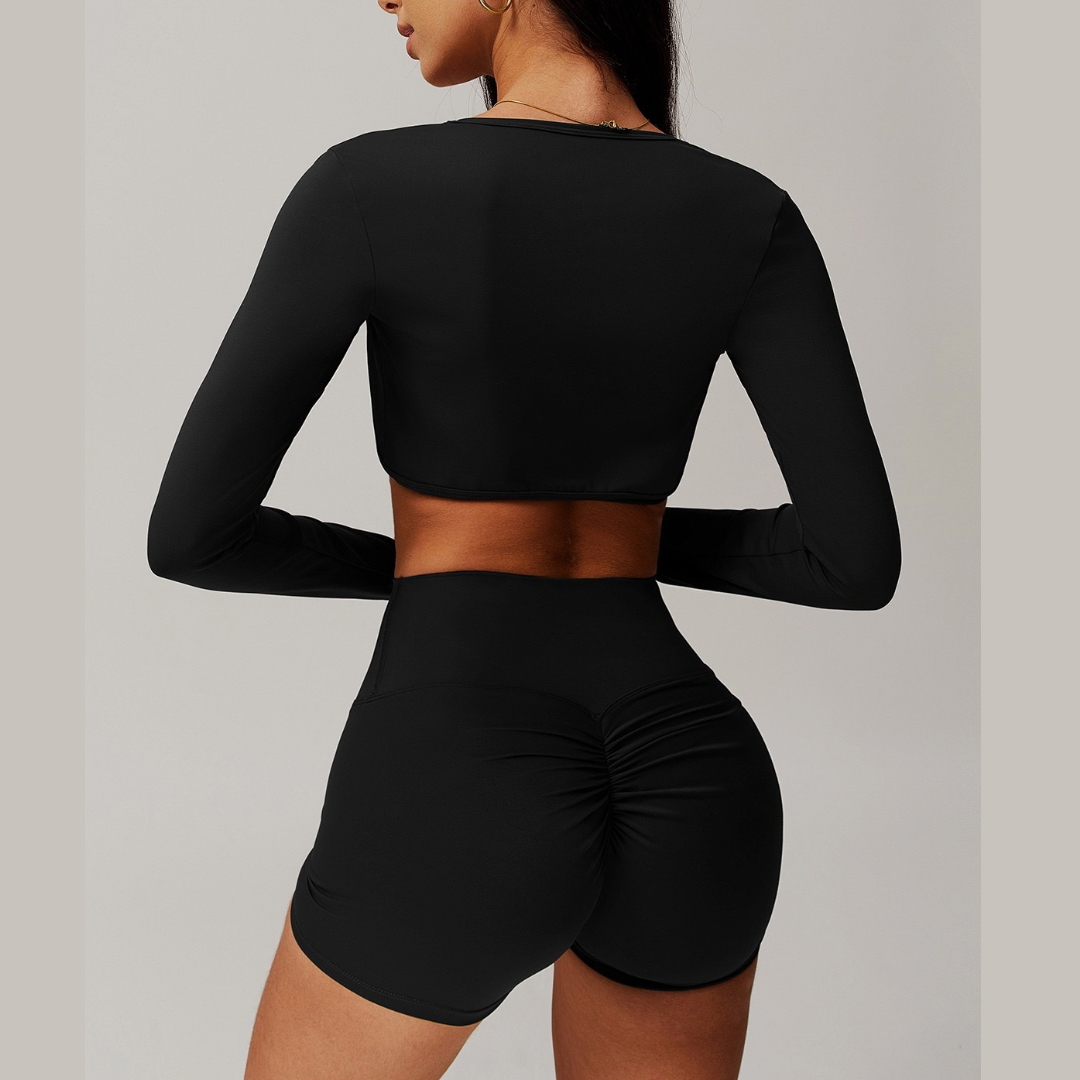 SleekFlex 3pcs Short Set - Black