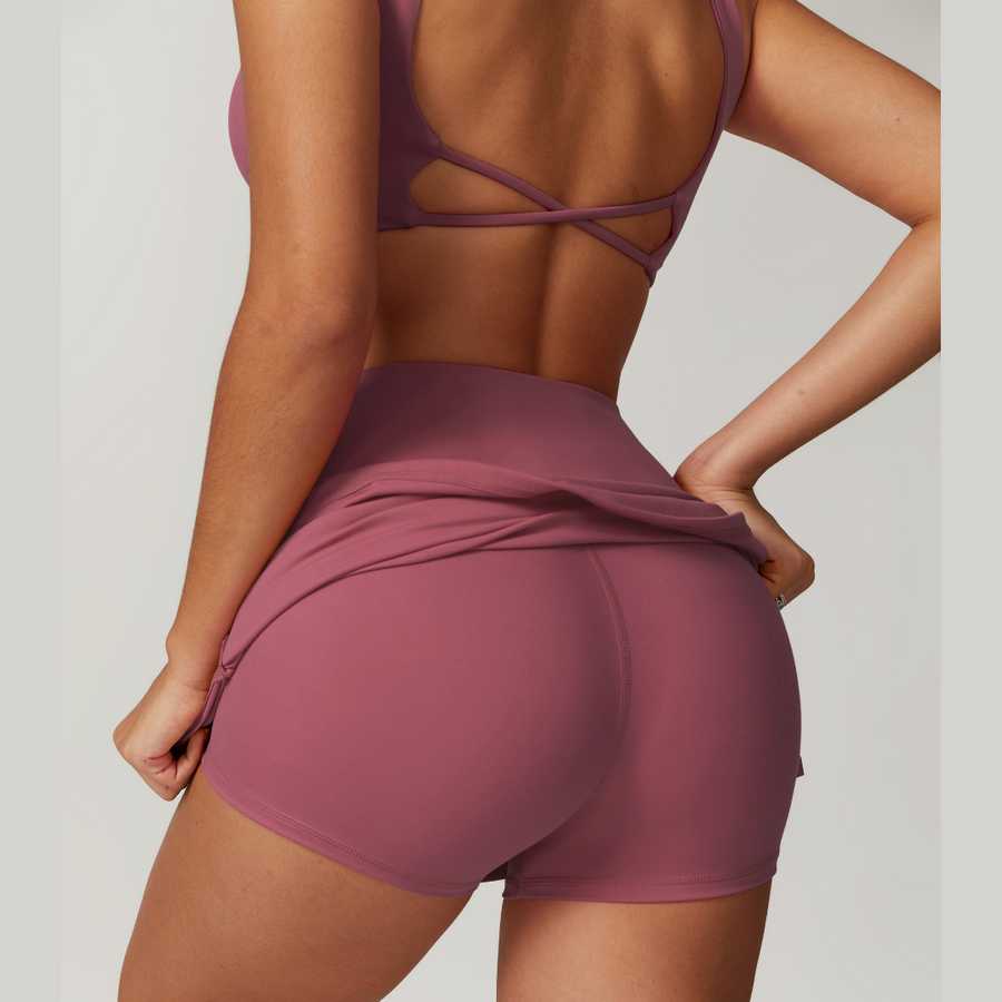 CAMILA Sexy Style Summer Short Set - Rose Vale