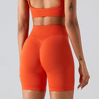 Premium Stylish Scrunched Slim Waist Short - Spicy Chilli