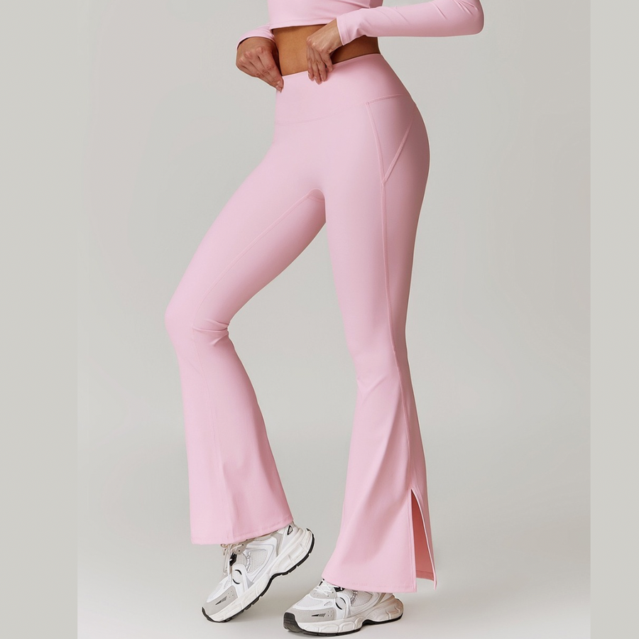 VERA Buttery Soft Flared Legging - Pink