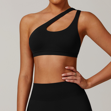 ATHENA Seamless Stylish Crop Top - Black