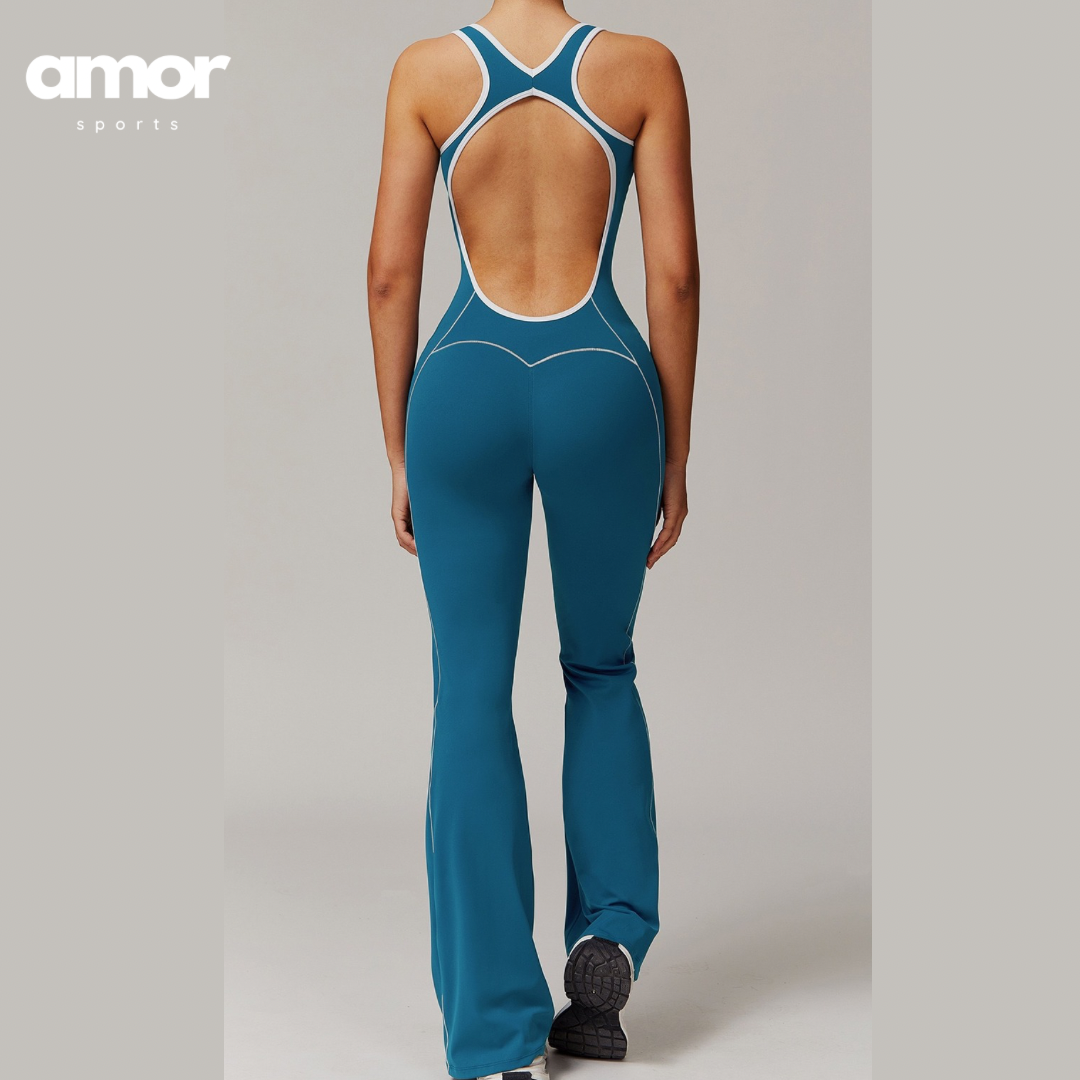 CLARA Premium Chic Jumpsuit - Blue