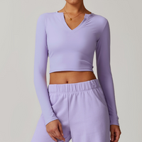 VERA Buttery Soft Long Sleeve Top - Lavender