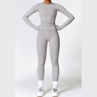 CHRISTIA Winter Long Sleeve Legging Set - Grey