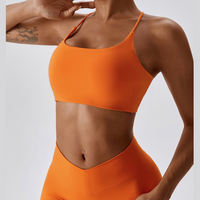 Stylish Straps Couldy Soft Top - Orange