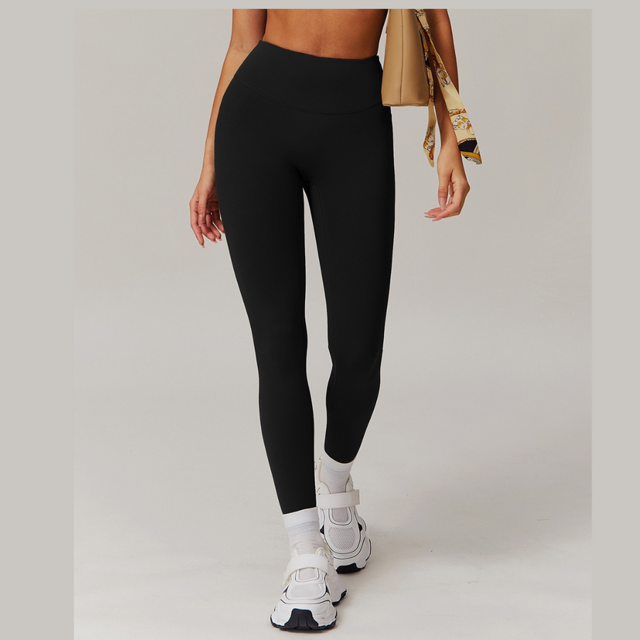 MANTA Unique Pocket Design Skinny Legging- Black