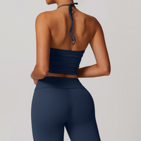 NATALIA Elegant Vest Top - Navy