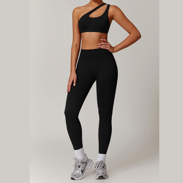 ATHENA Seamless Stylish Legging Set - Black