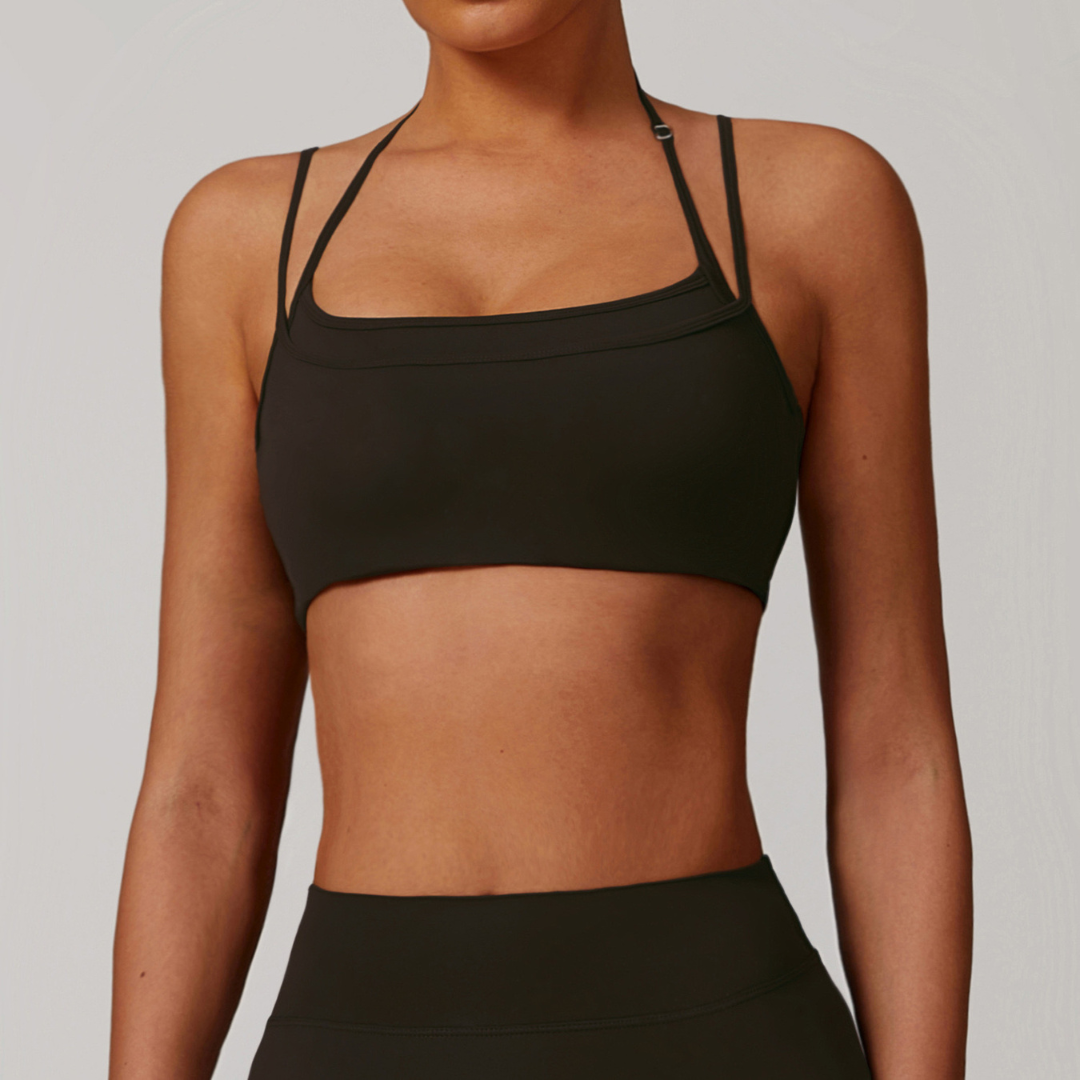COCO Stylish Crop Top - Dark Coffee