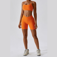 Short Stylish Couldy Soft Set - Orange