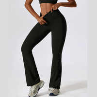 Fabulous Scrunch Flared Legging - Black