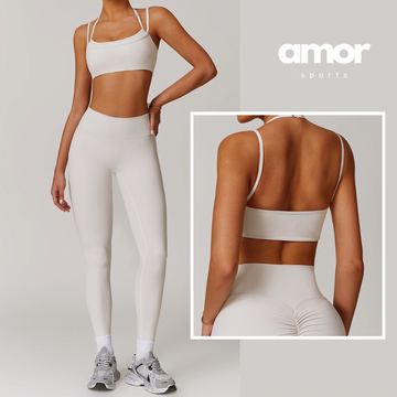 COCO Stylish Legging Set - Cream White