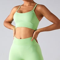 Premium Adjustable Crop Top - Green