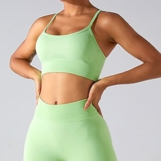 Premium Adjustable Crop Top - Green