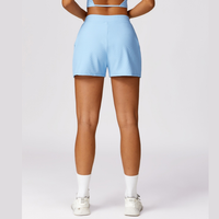 Ribbed Elegant and Stylish Short - Sky Blue