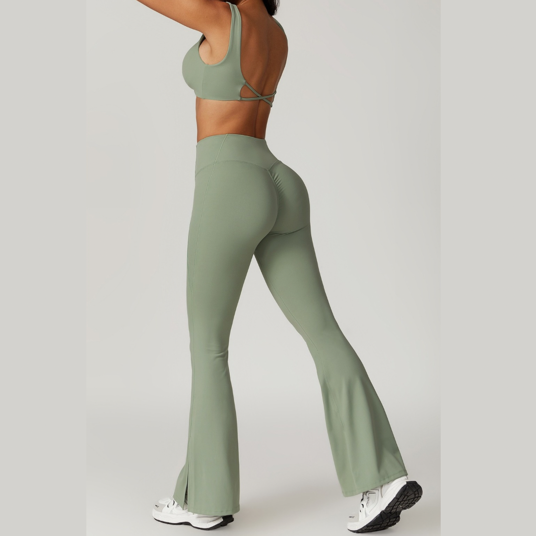 CAMILA Sexy Style Legging Set - Sage Green