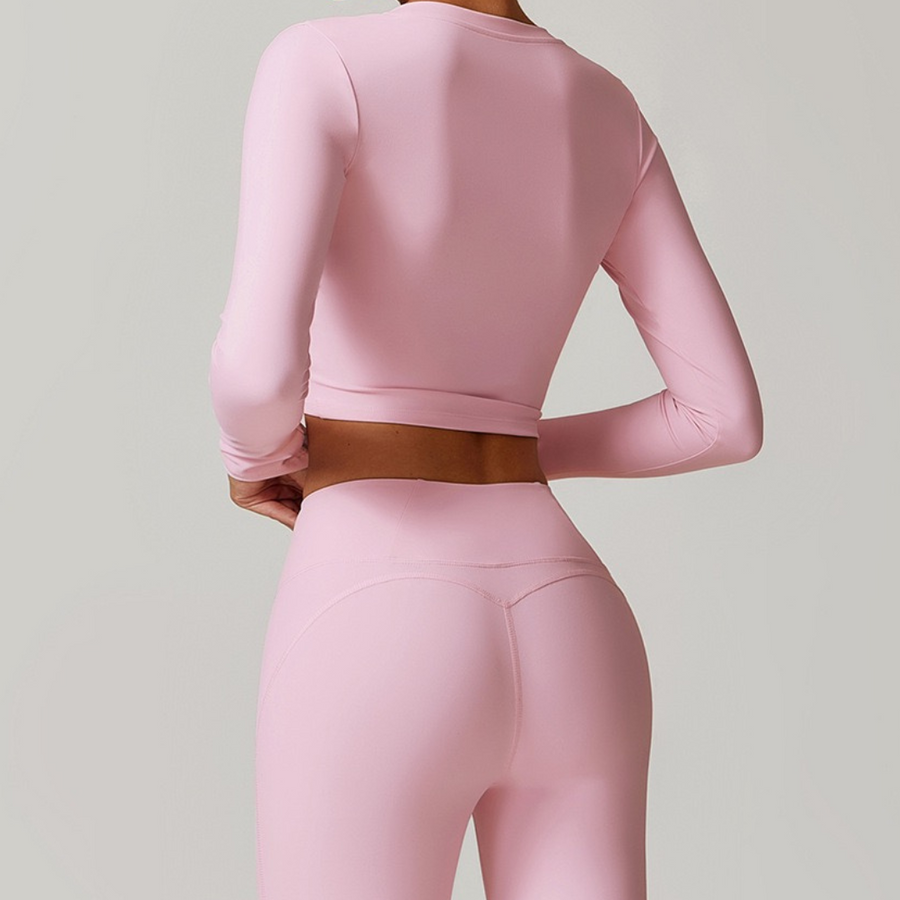 VERA Buttery Soft Long Sleeve Top - Pink