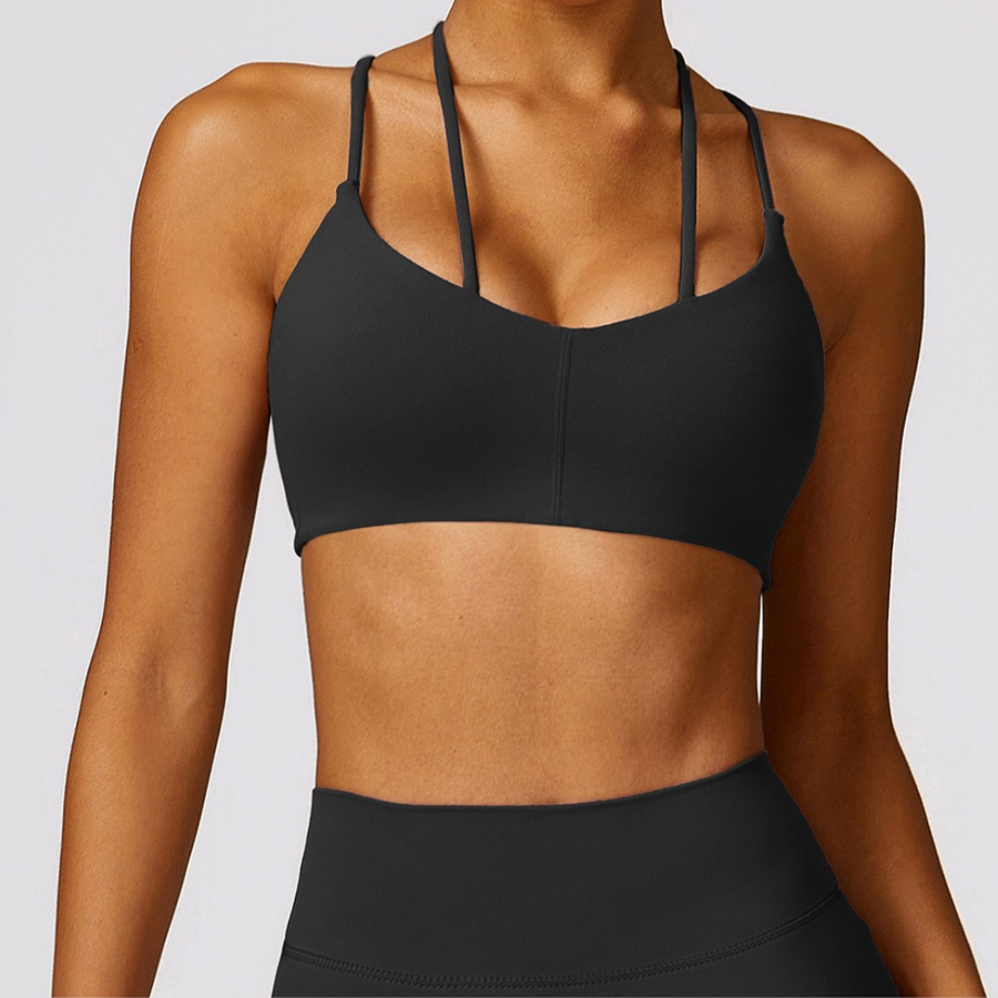 Unique Stylish Sexy Design Crop Top - Black