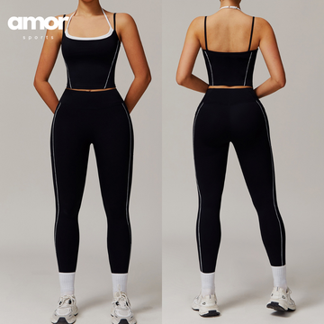 MAYA Stylish Skinny Legging Set - Black