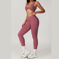 CAMILA Sexy Style Legging Set - Rose Vale