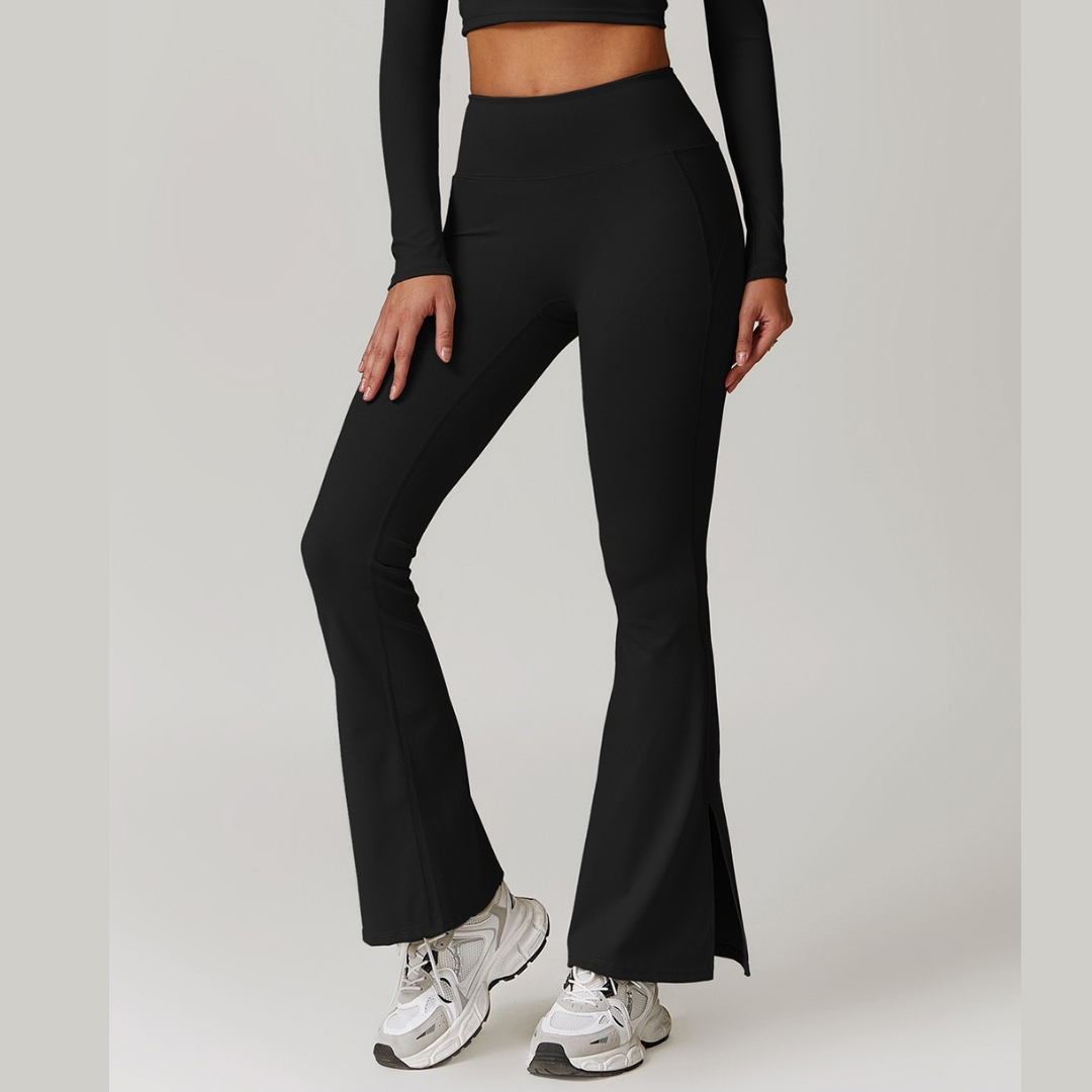 VERA Buttery Soft Flared Legging - Black