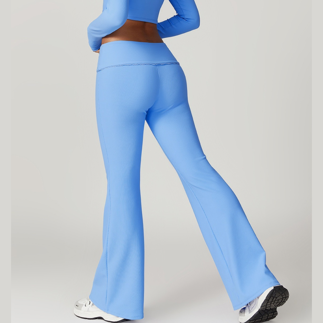 BONI Elegant Flared Legging - Blue