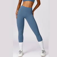 Sexy Style Skinny Scrunched Legging - Dusty Blue