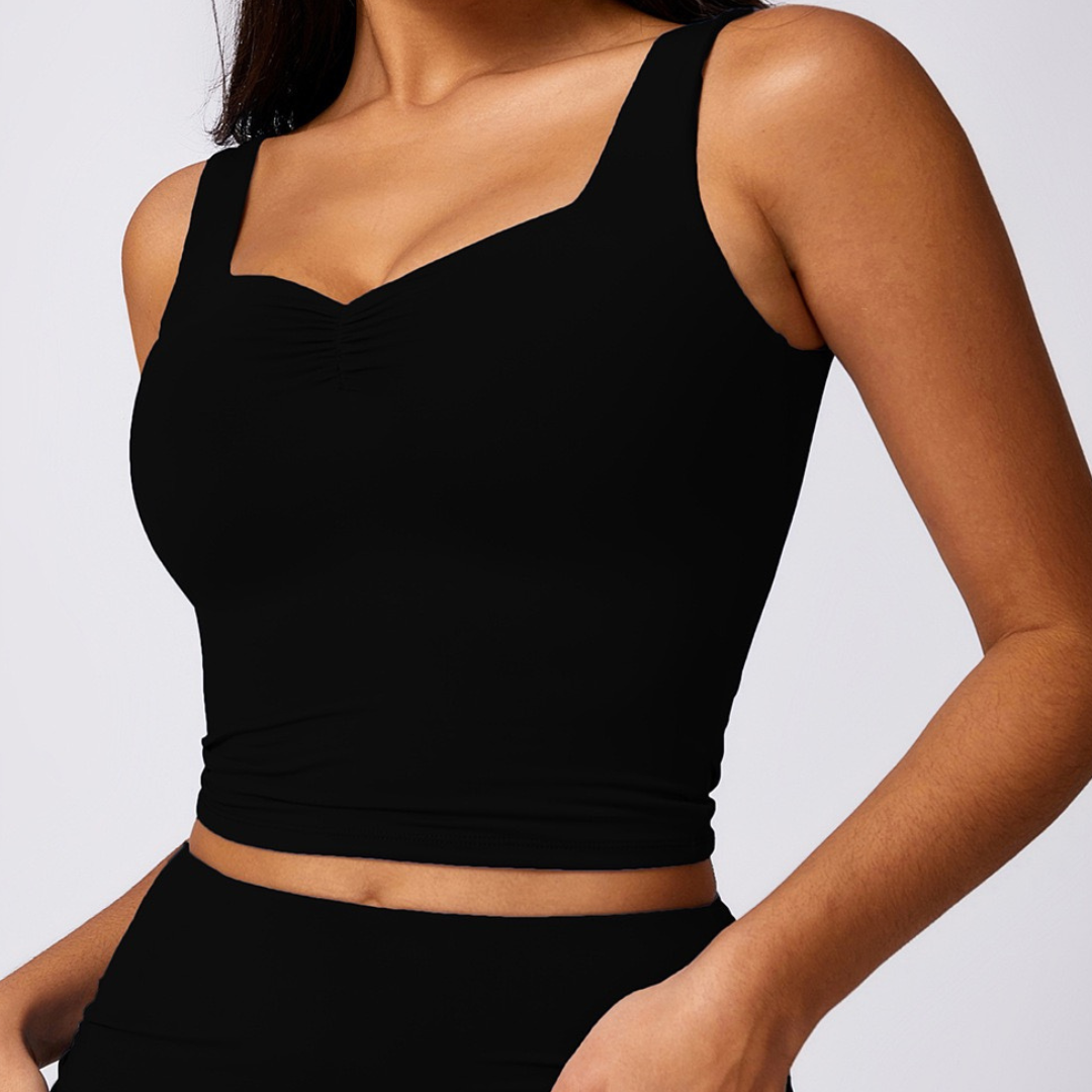 Premium Super Soft Vest Top - Black