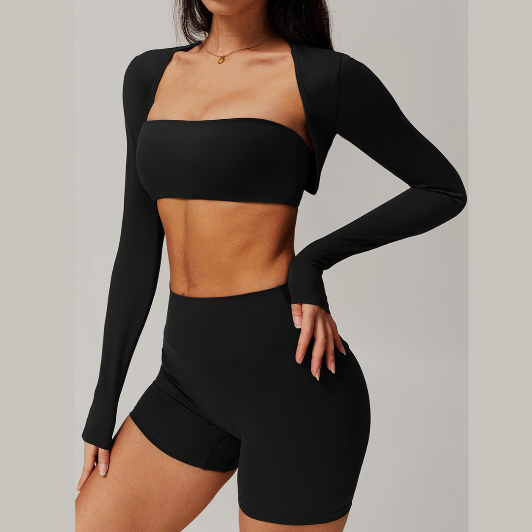 SleekFlex 3pcs Short Set - Black