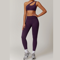 ATHENA Seamless Stylish Legging Set - Purple