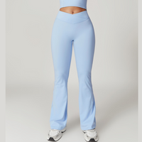 Sustainable Stylish Flared legging - Sky Blue 