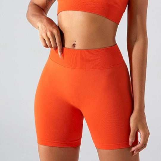 Premium Stylish Scrunched Slim Waist Short - Spicy Chilli