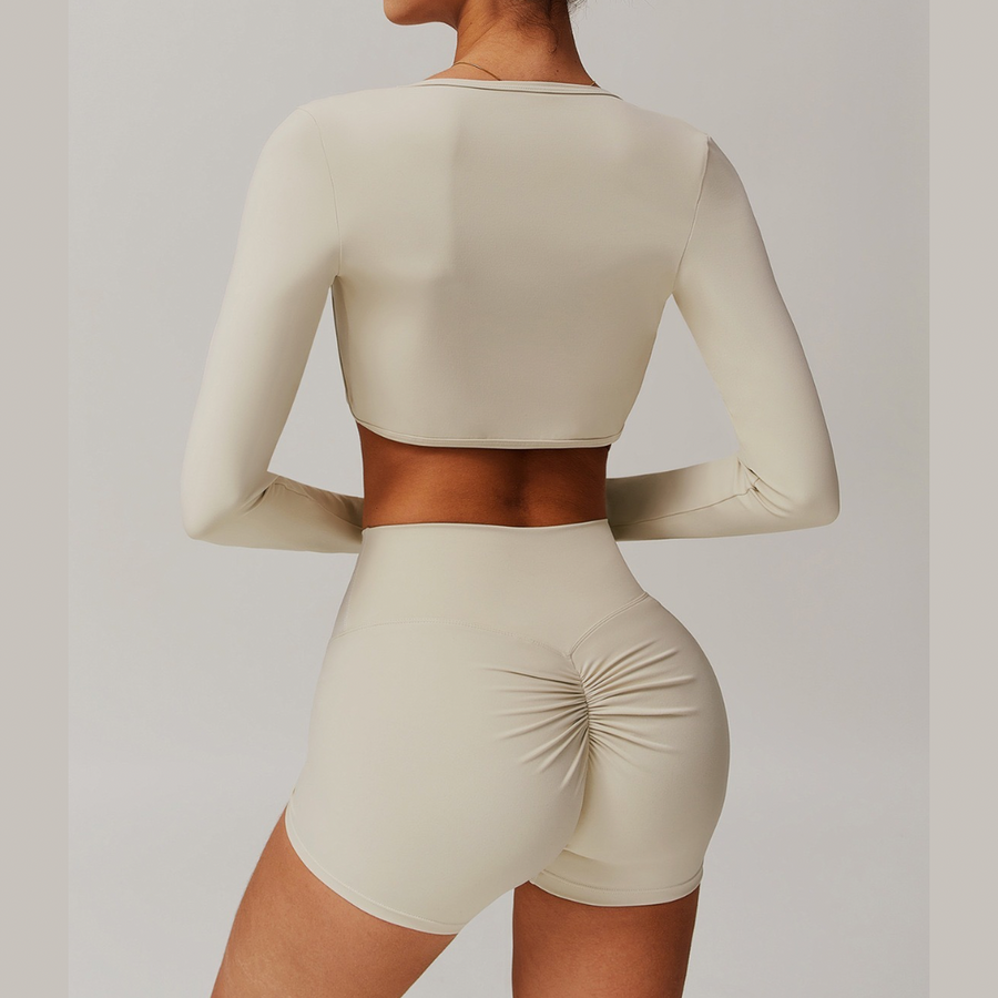 SleekFlex 3pcs Short Set - Beige