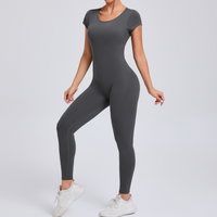 Sabrina Backless Stylish Jumpsuit - Coal Grey