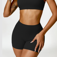 Premium Quality Scrunched Short - Μαύρο 
