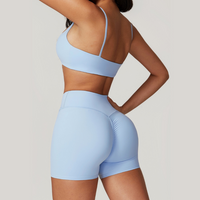 Sustainable Stylish Short Set - Sky Blue 